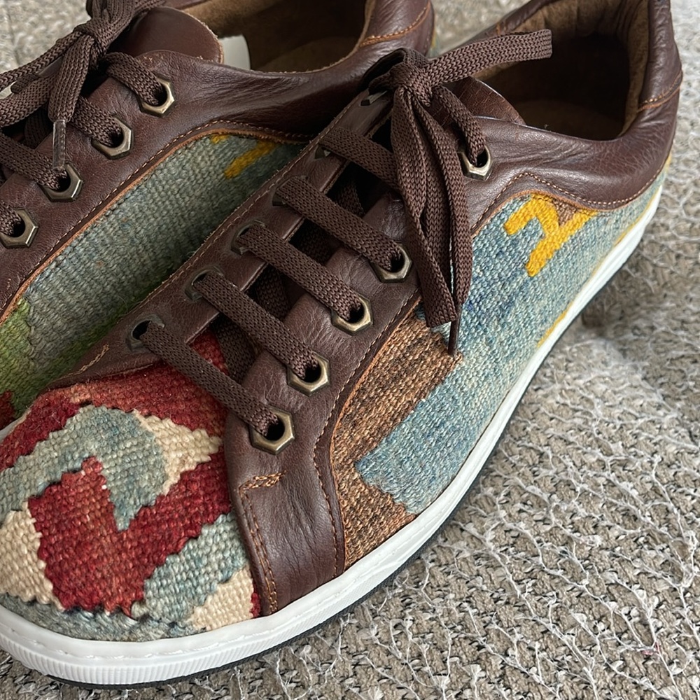 Kilim Kicks NWT Unisex Goblin Tie Sneakers sz 41 - Picture 2 of 5